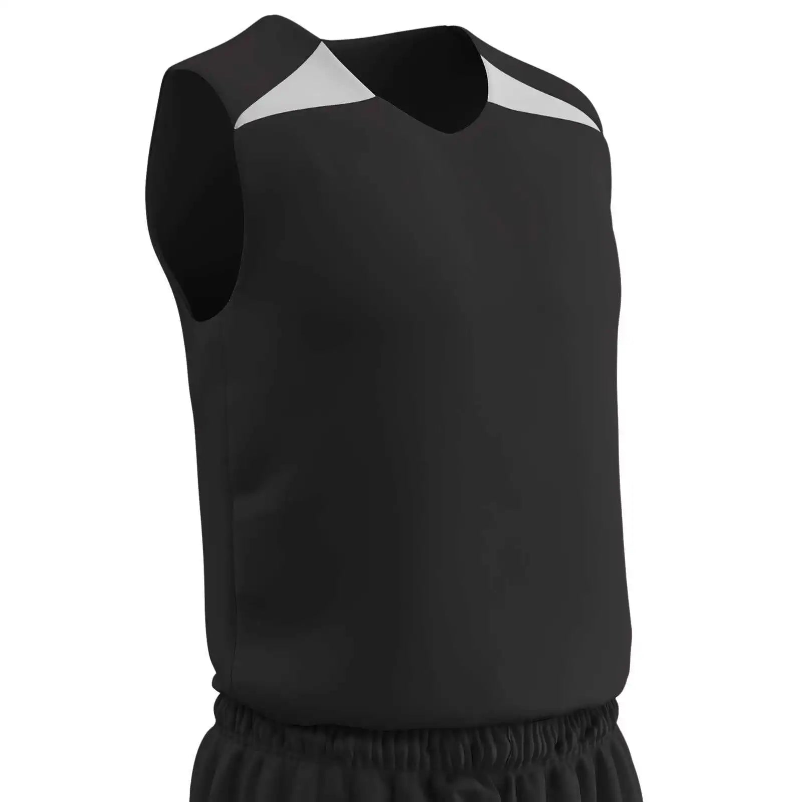 Champro Bbj4 Dri-gear Pro-plus Reversible Basketball Jersey Men’s - Black White