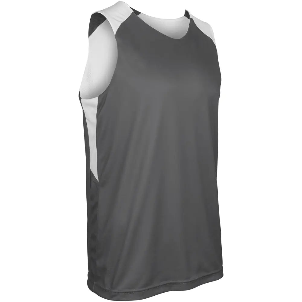 Champro Bbj41 Swish Basketball Jersey - Charcoal White