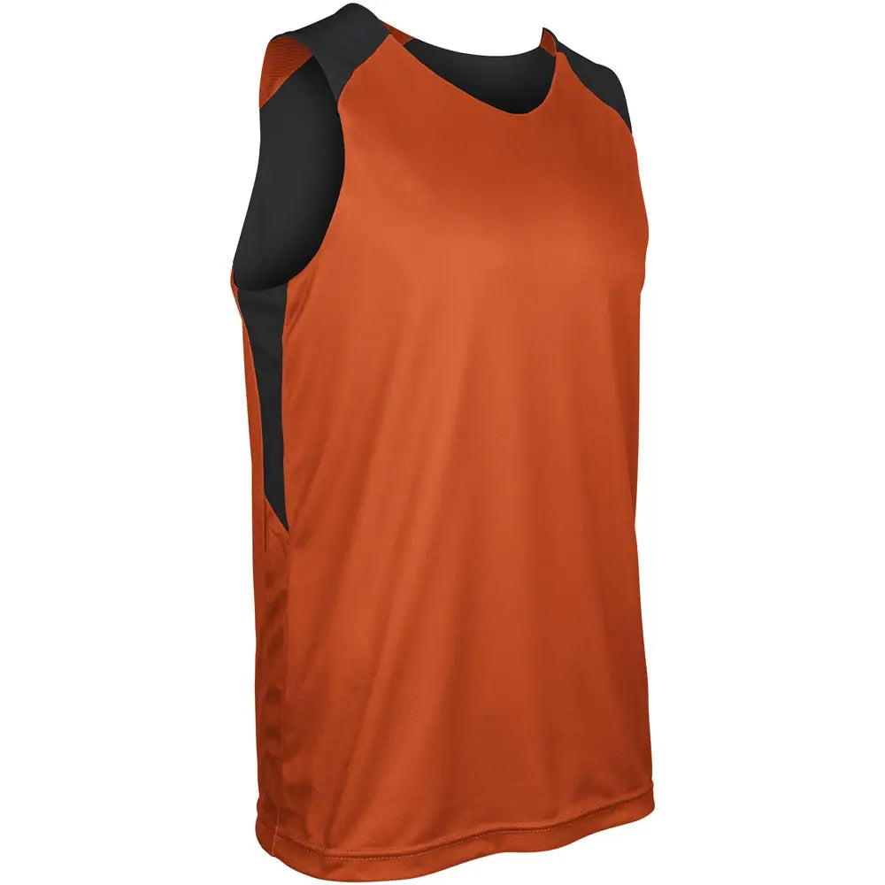 Champro Bbj41 Swish Basketball Jersey - Orange Black - Adult s