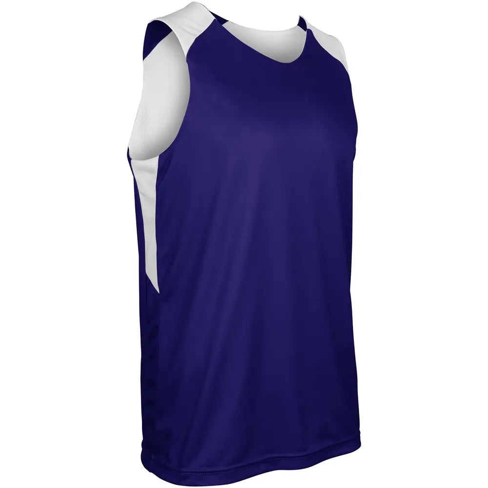 Champro Bbj41 Swish Basketball Jersey - Purple White