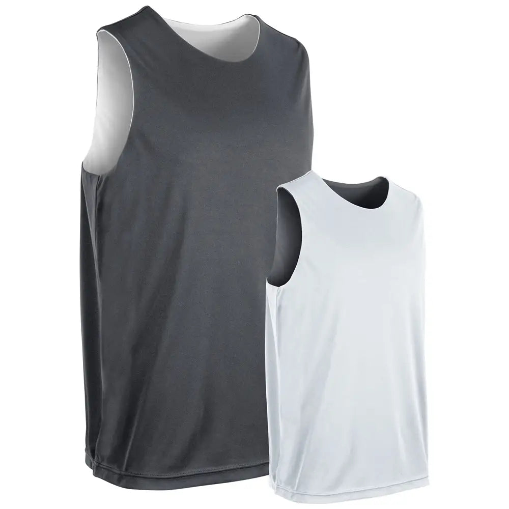 Champro Bbj44 Vision Reversible Basketball Jersey - Charcoal White