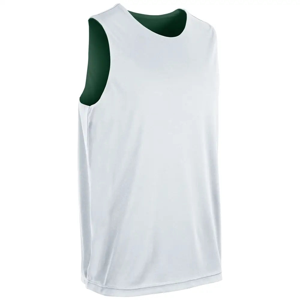 Champro Bbj44 Vision Reversible Basketball Jersey - Forest Green White