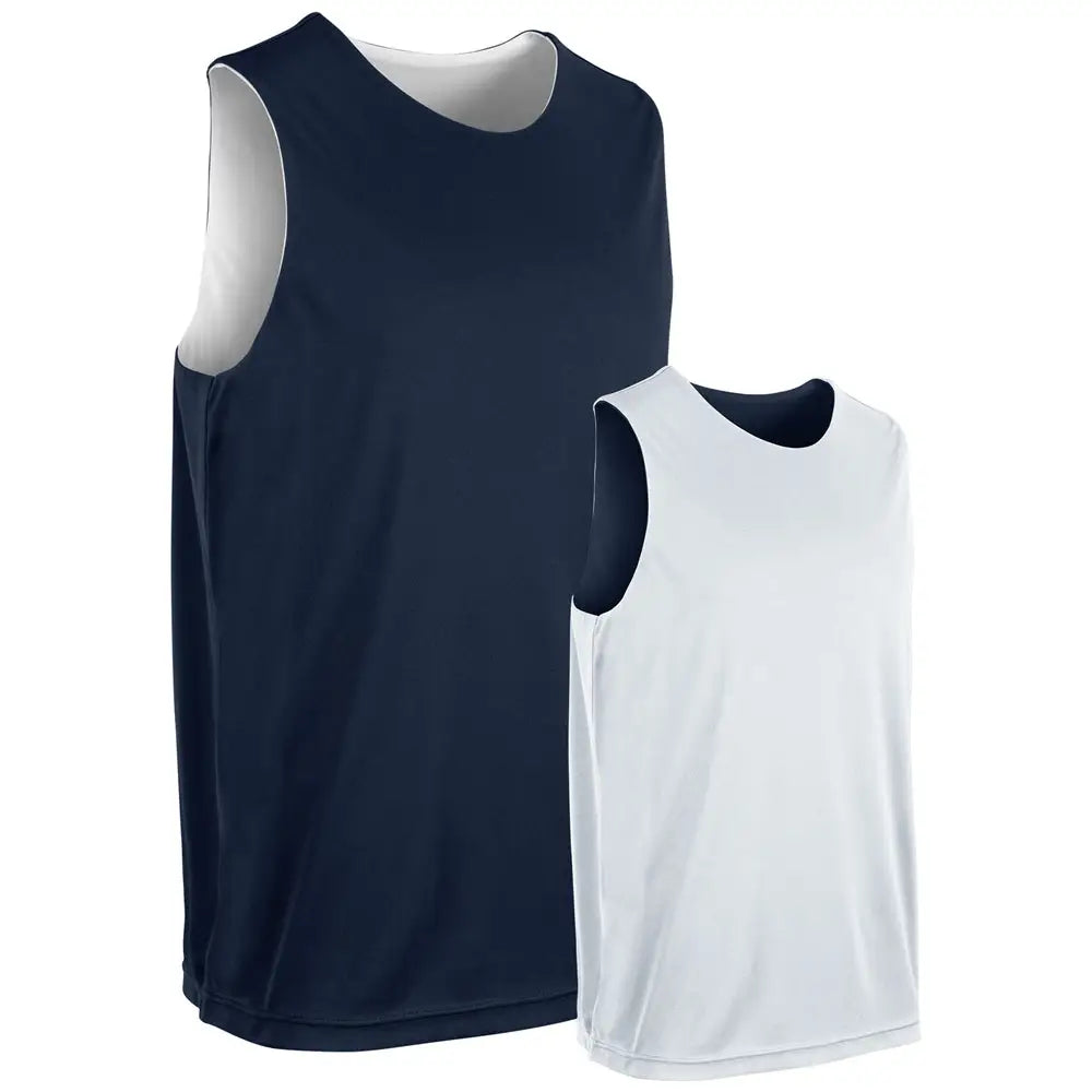 Champro Bbj44 Vision Reversible Basketball Jersey - Navy White