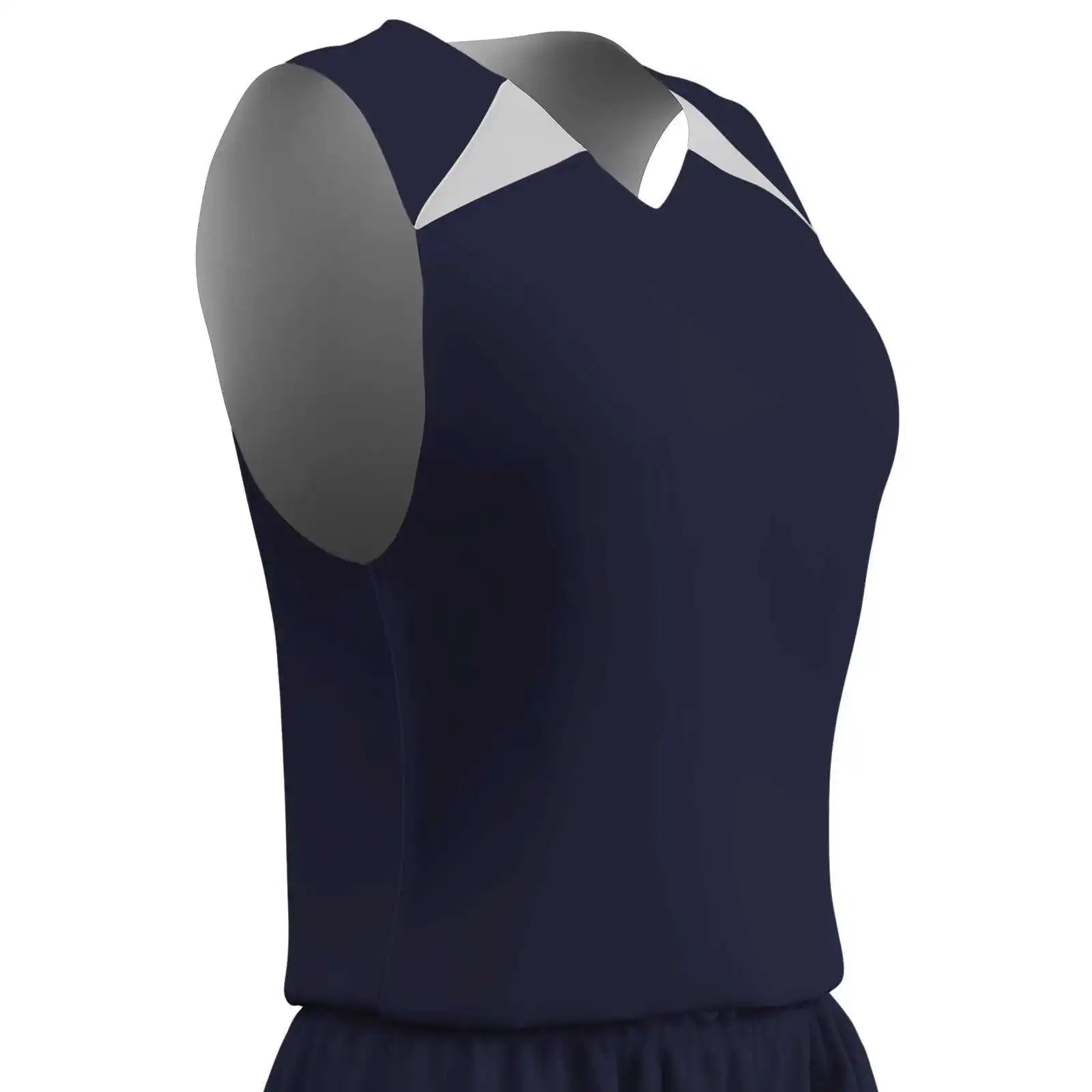 Champro Bbj4w Dri-gear Pro-plus Reversible Basketball Jersey Women’s - Navy White