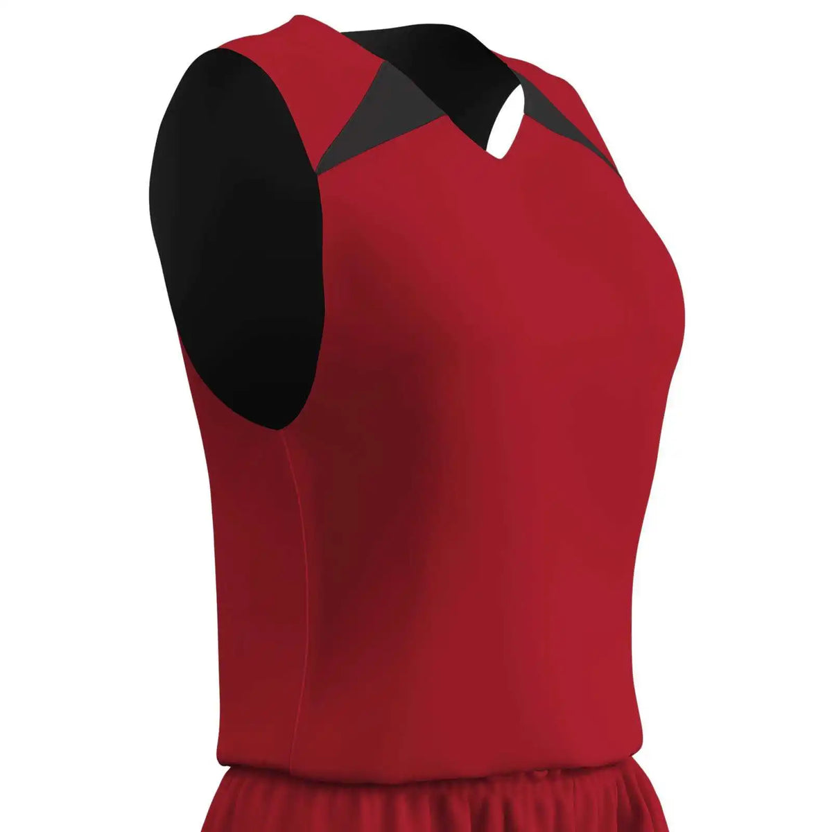 Champro Bbj4w Dri-gear Pro-plus Reversible Basketball Jersey Women’s - Scarlet Black
