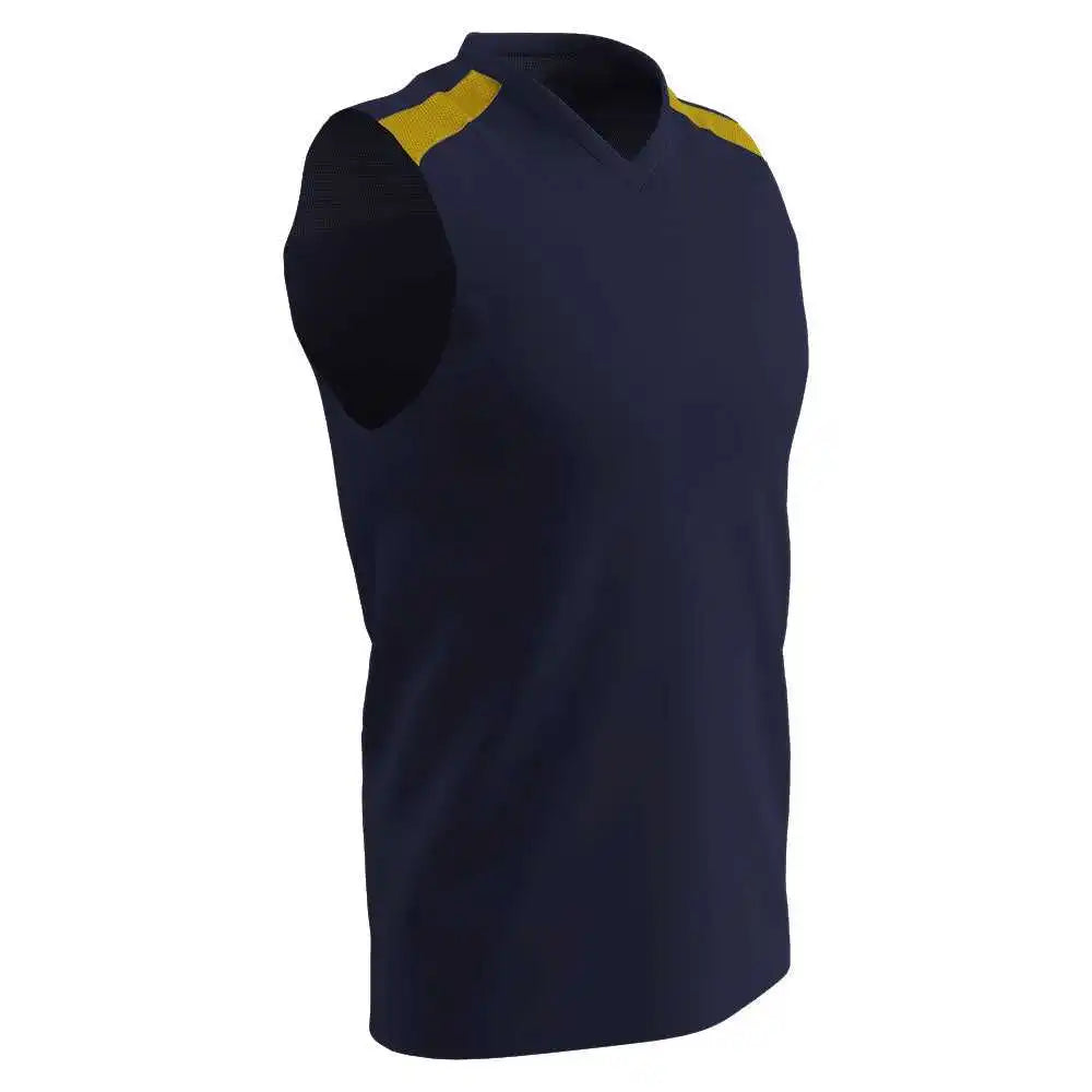 Champro Bbj61 Free Toss Basketball Jersey - Navy Gold