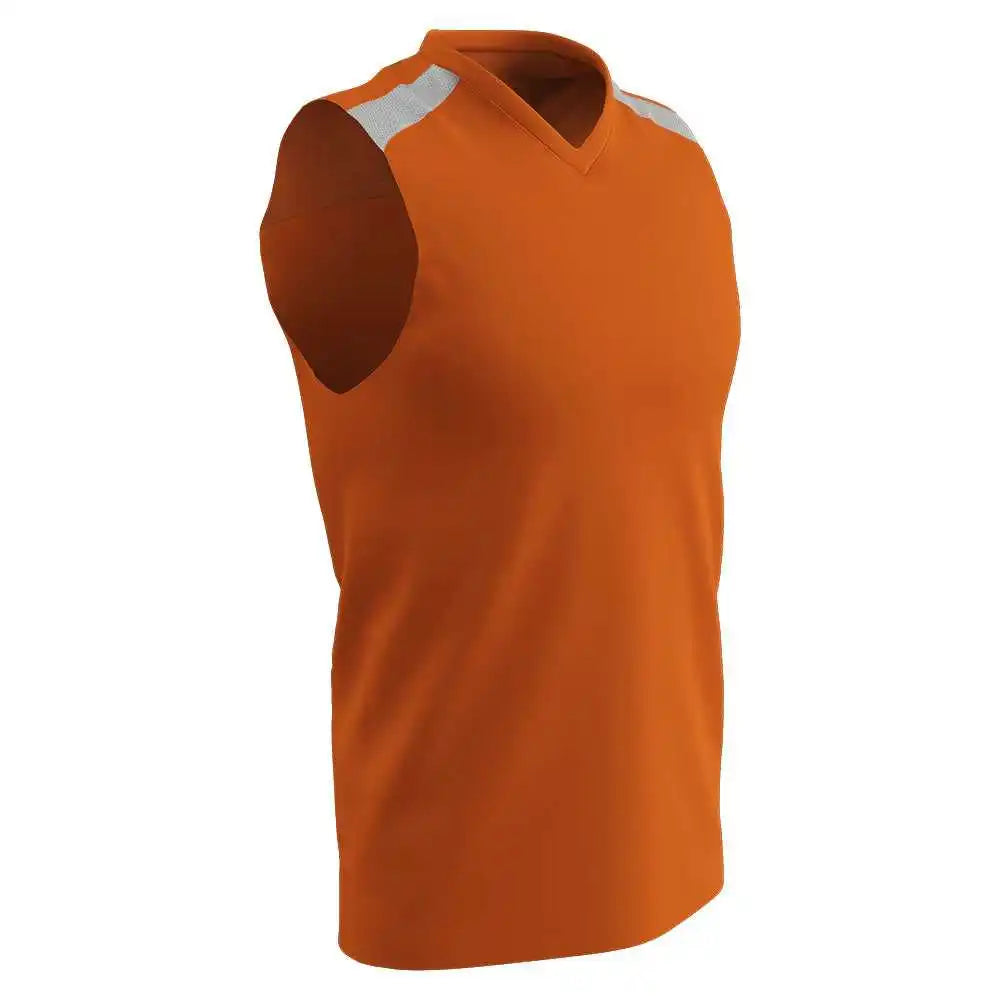 Champro Bbj61 Free Toss Basketball Jersey - Orange White
