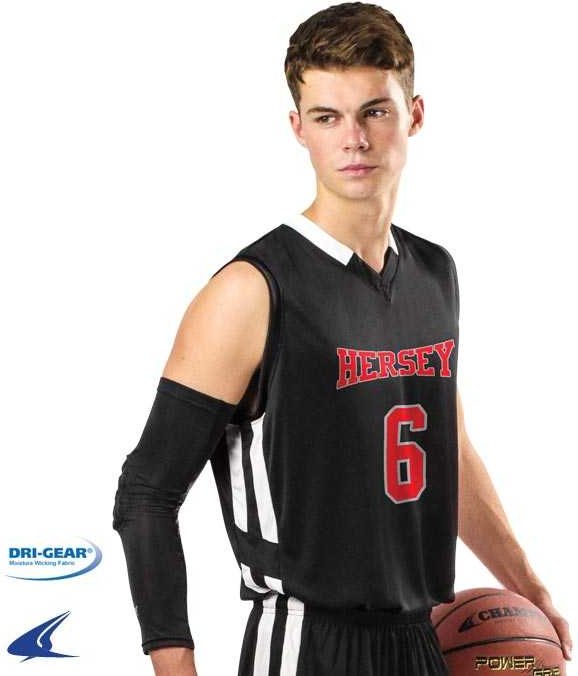 Champro Bbj9 Muscle Dri-gear Basketball Jersey Adult & Youth - Black White