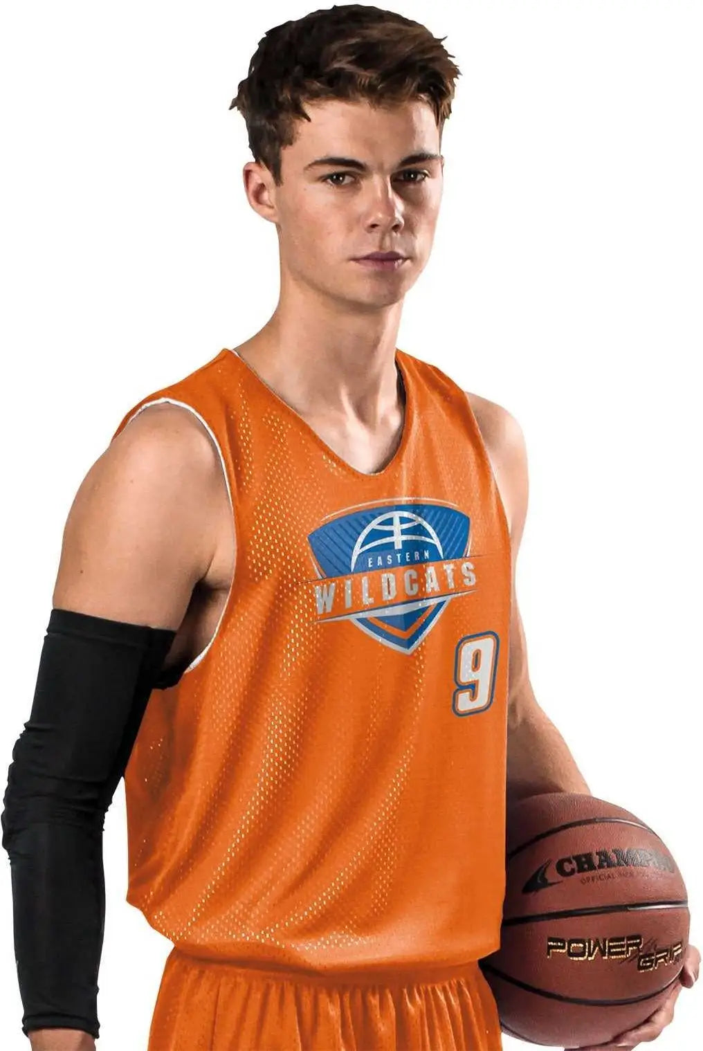 Champro Bbjp Polyester Reversible Basketball Jersey Adult - Black Gold