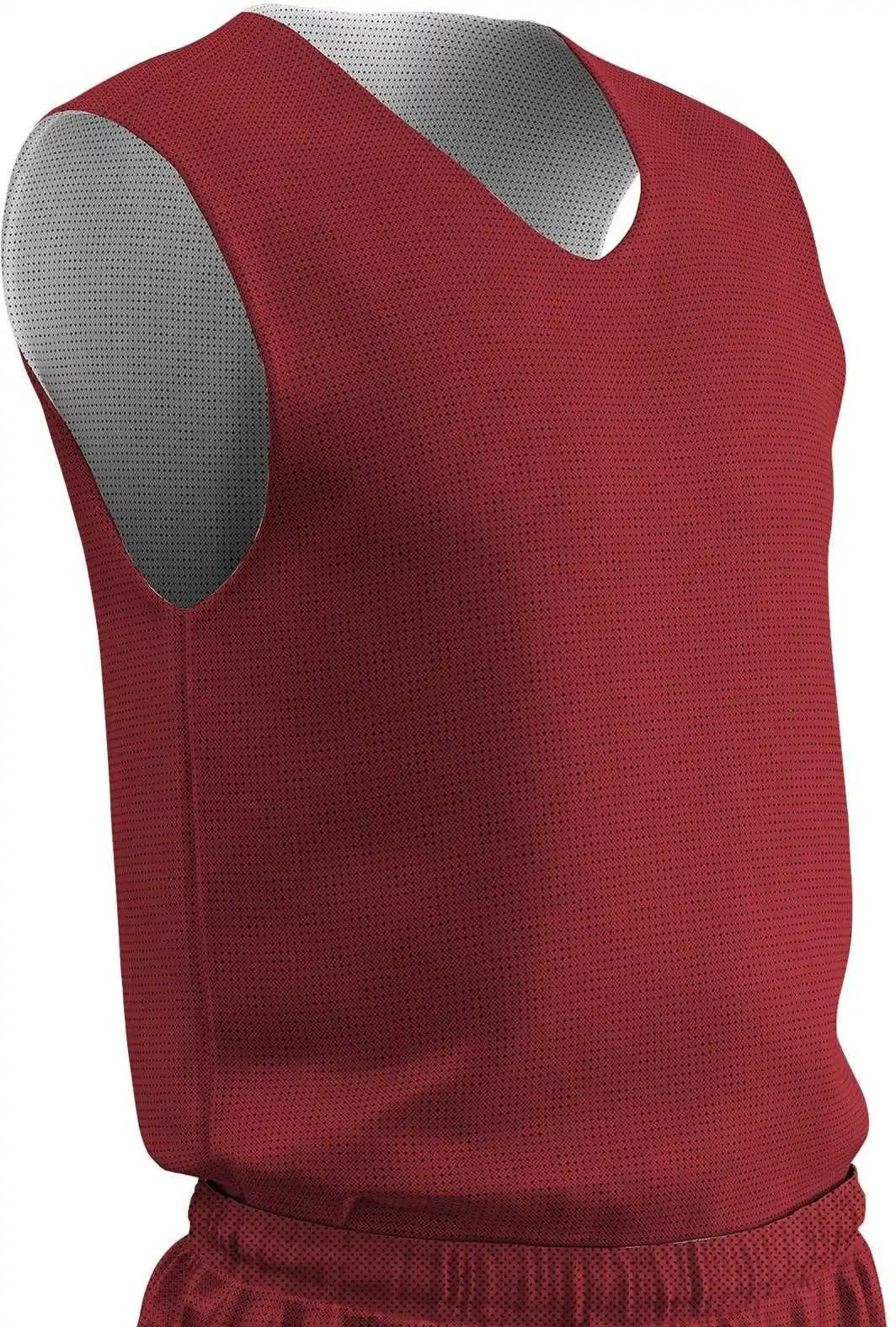 Champro Bbjp Polyester Reversible Basketball Jersey Adult - Cardinal White