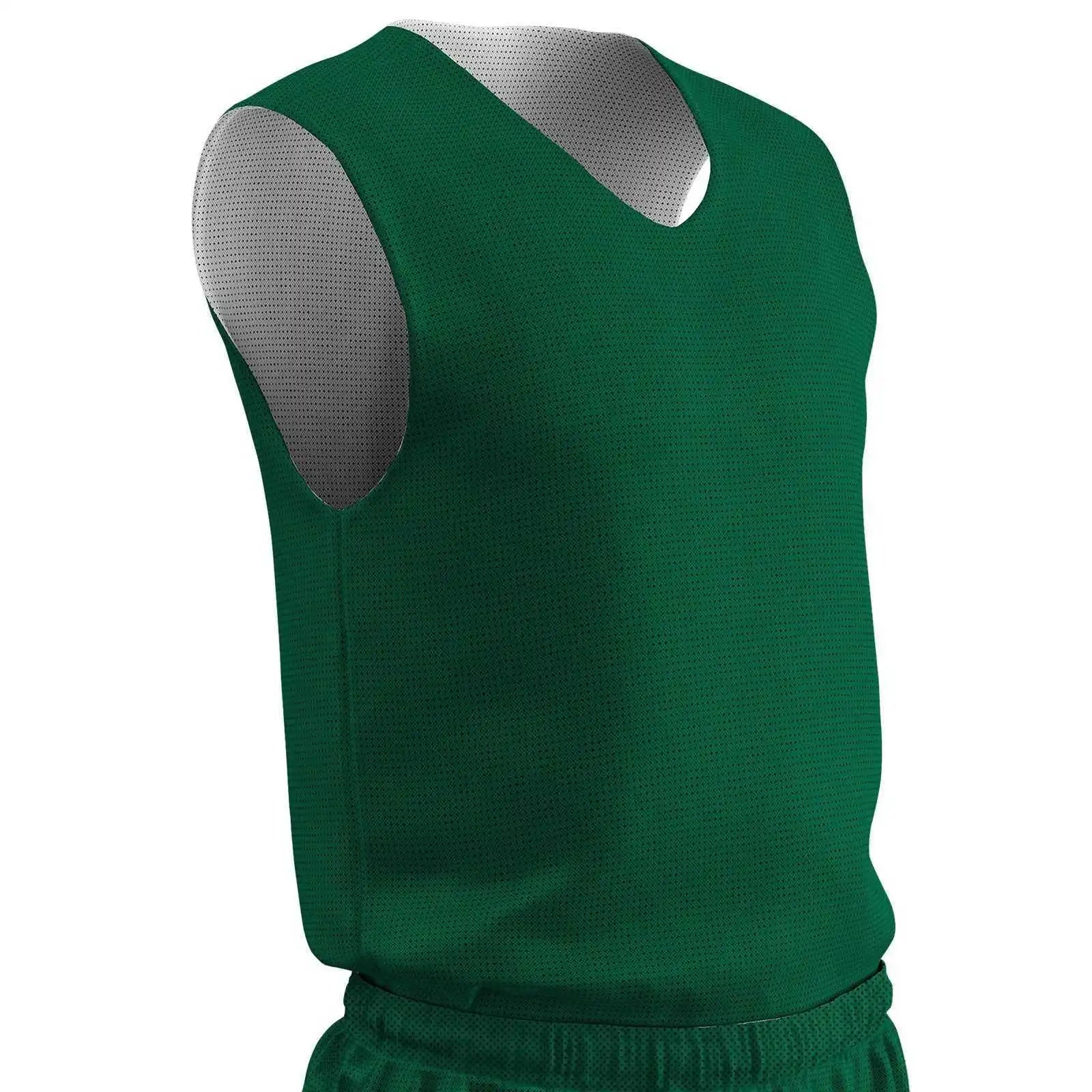 Champro Bbjp Polyester Reversible Basketball Jersey Adult - Forest White
