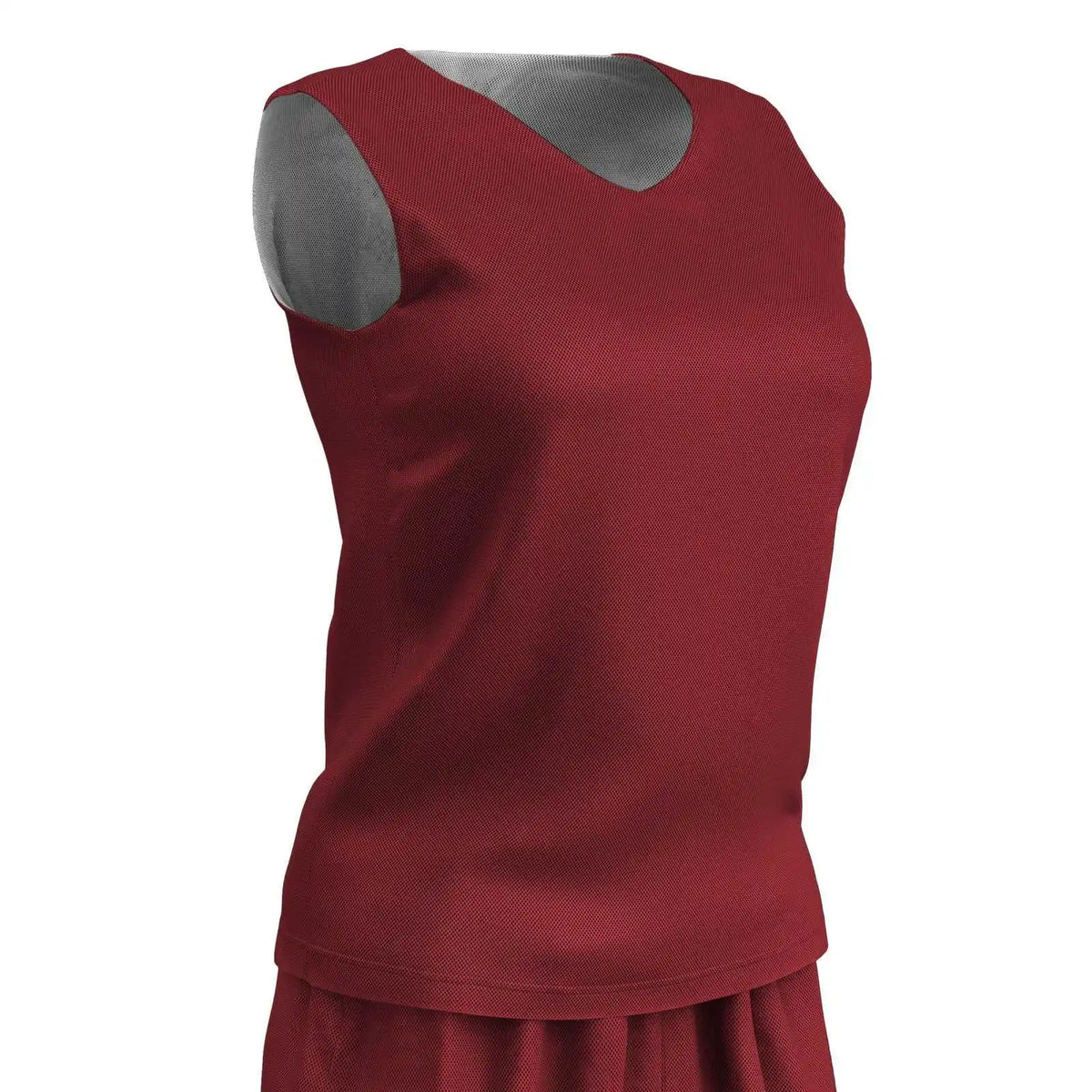 Champro Bbjpw Polyester Reversible Basketball Jersey Women’s - Cardinal White