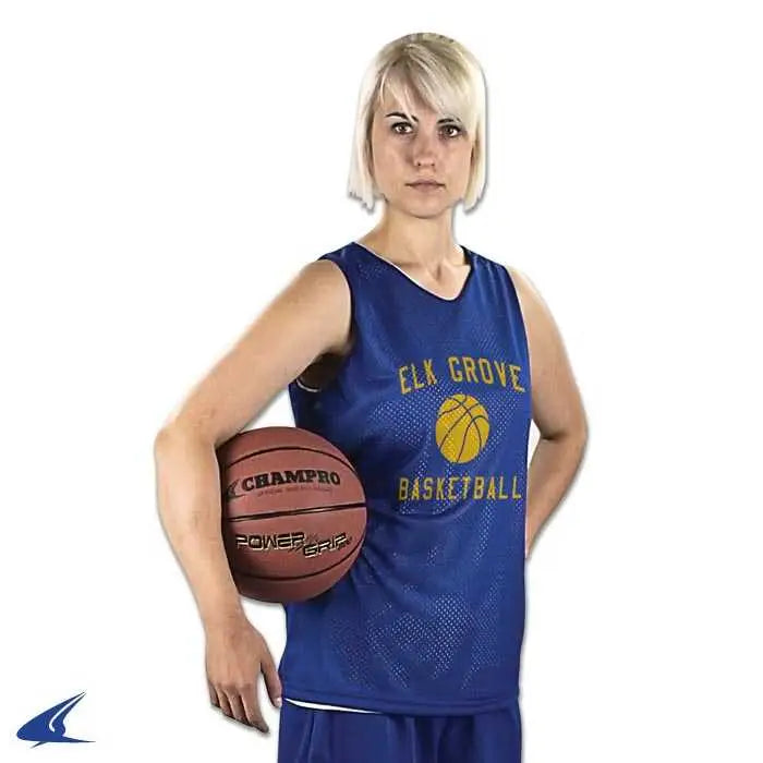 Champro Bbjpw Polyester Reversible Basketball Jersey Women’s - Cardinal White