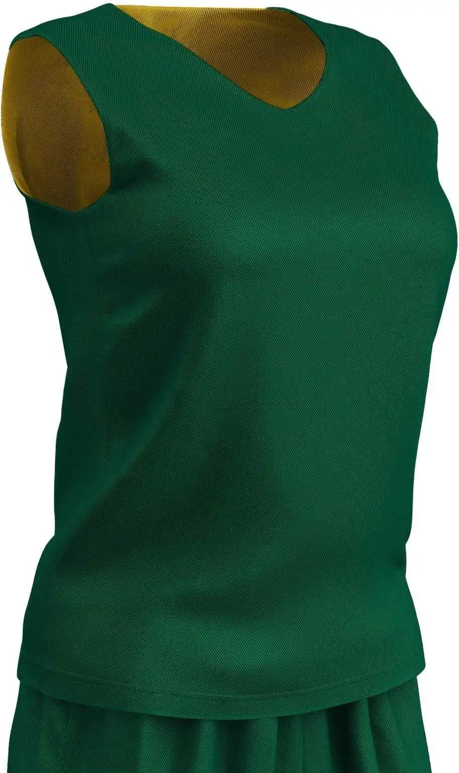Champro Bbjpw Polyester Reversible Basketball Jersey Women’s - Forest Gold