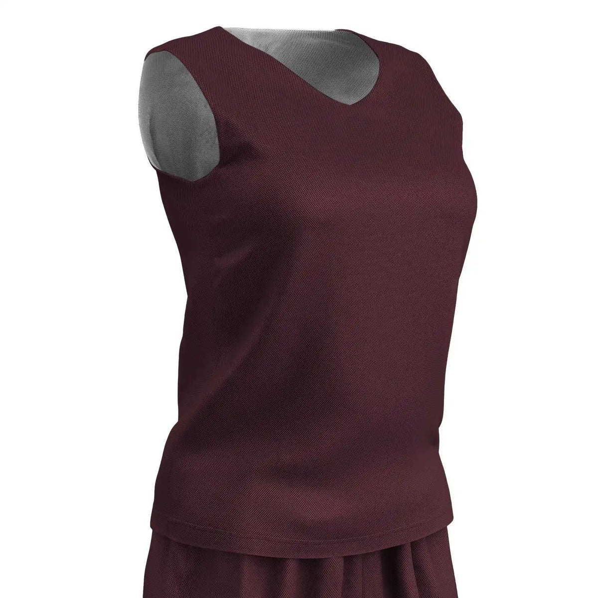 Champro Bbjpw Polyester Reversible Basketball Jersey Women’s - Maroon White