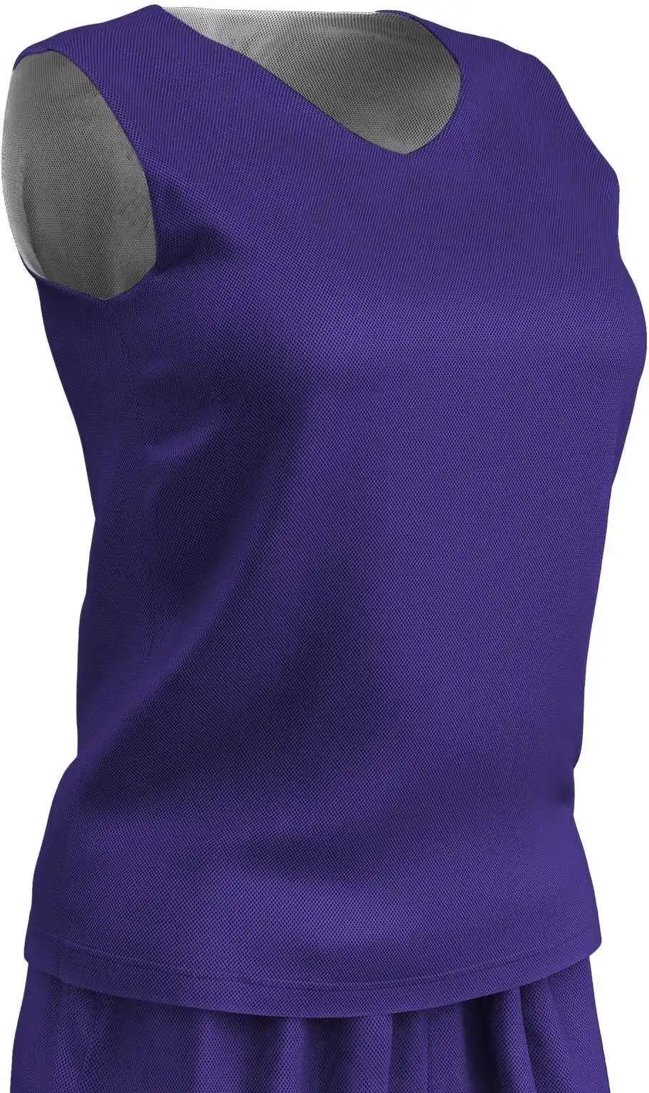 Champro Bbjpw Polyester Reversible Basketball Jersey Women’s - Purple White