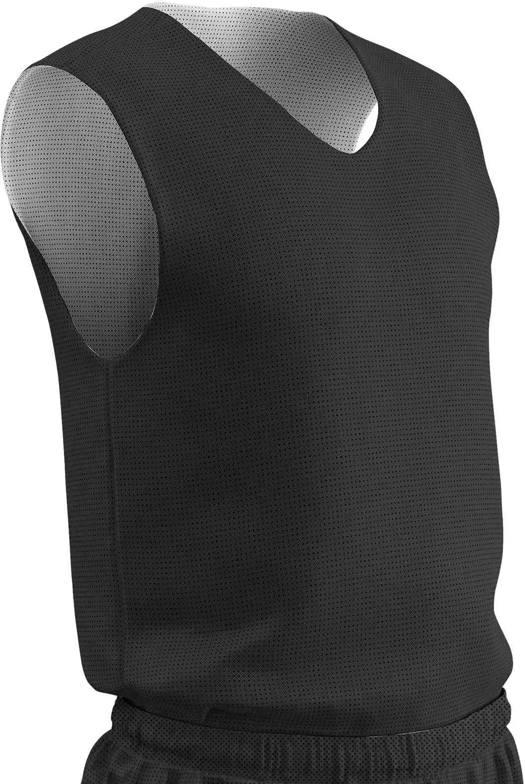 Champro Bbjpy Polyester Reversible Basketball Jersey Youth - Black White