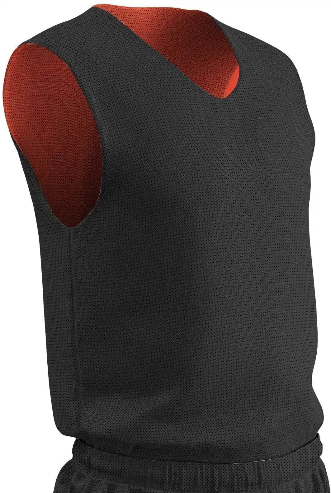 Champro Bbjpy Polyester Reversible Basketball Jersey Youth - Orange Black