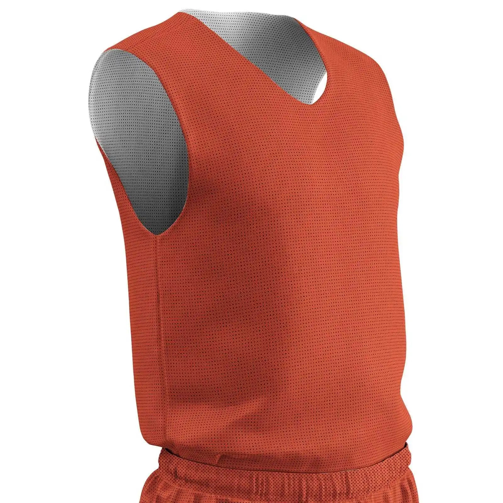 Champro Bbjpy Polyester Reversible Basketball Jersey Youth - Orange White