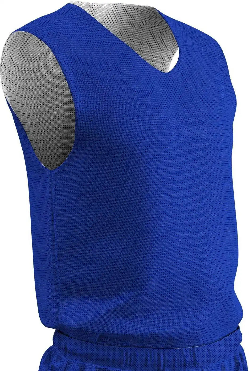 Champro Bbjpy Polyester Reversible Basketball Jersey Youth - Royal White