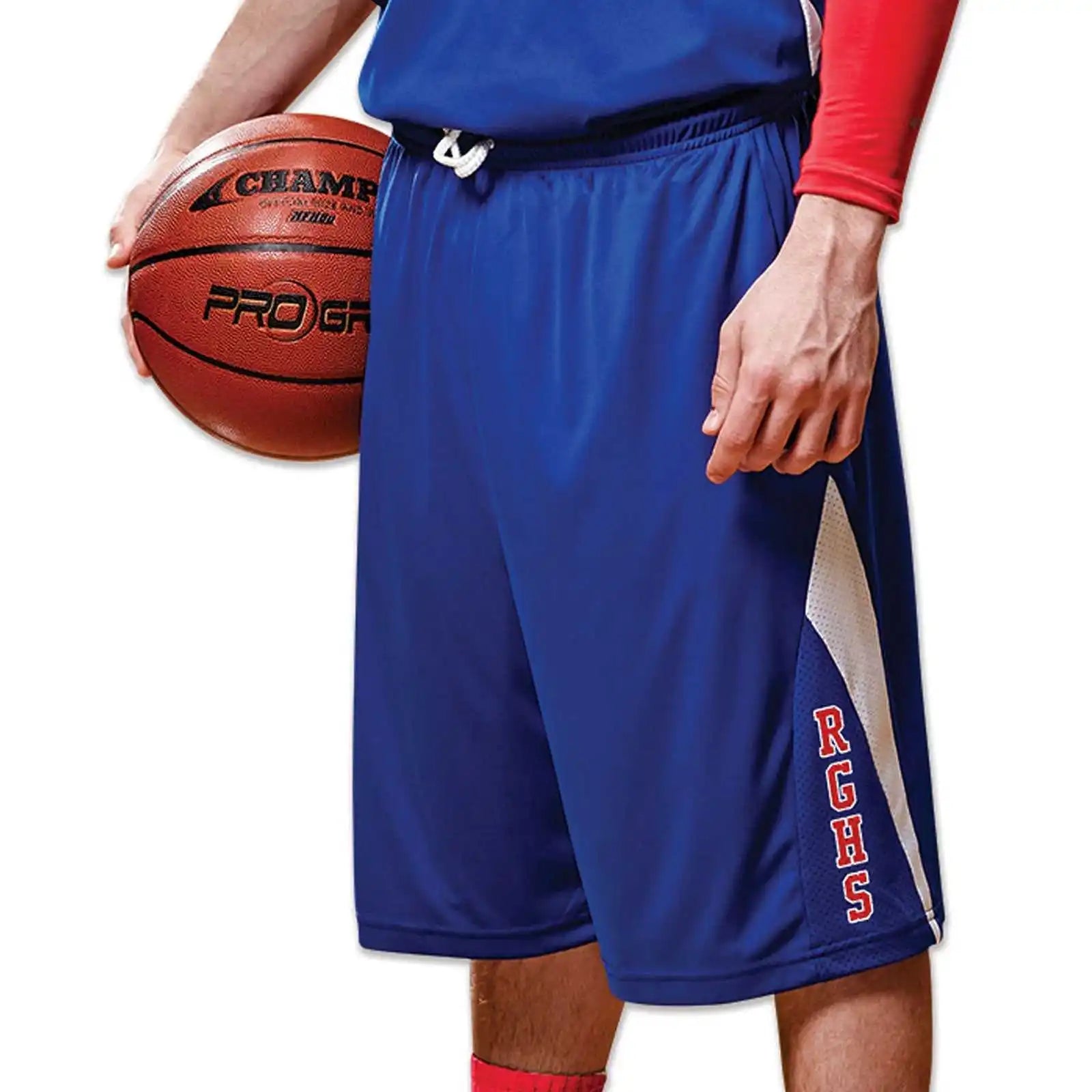 Champro Bbs14 Pivot Reversible Basketball Short - Black White