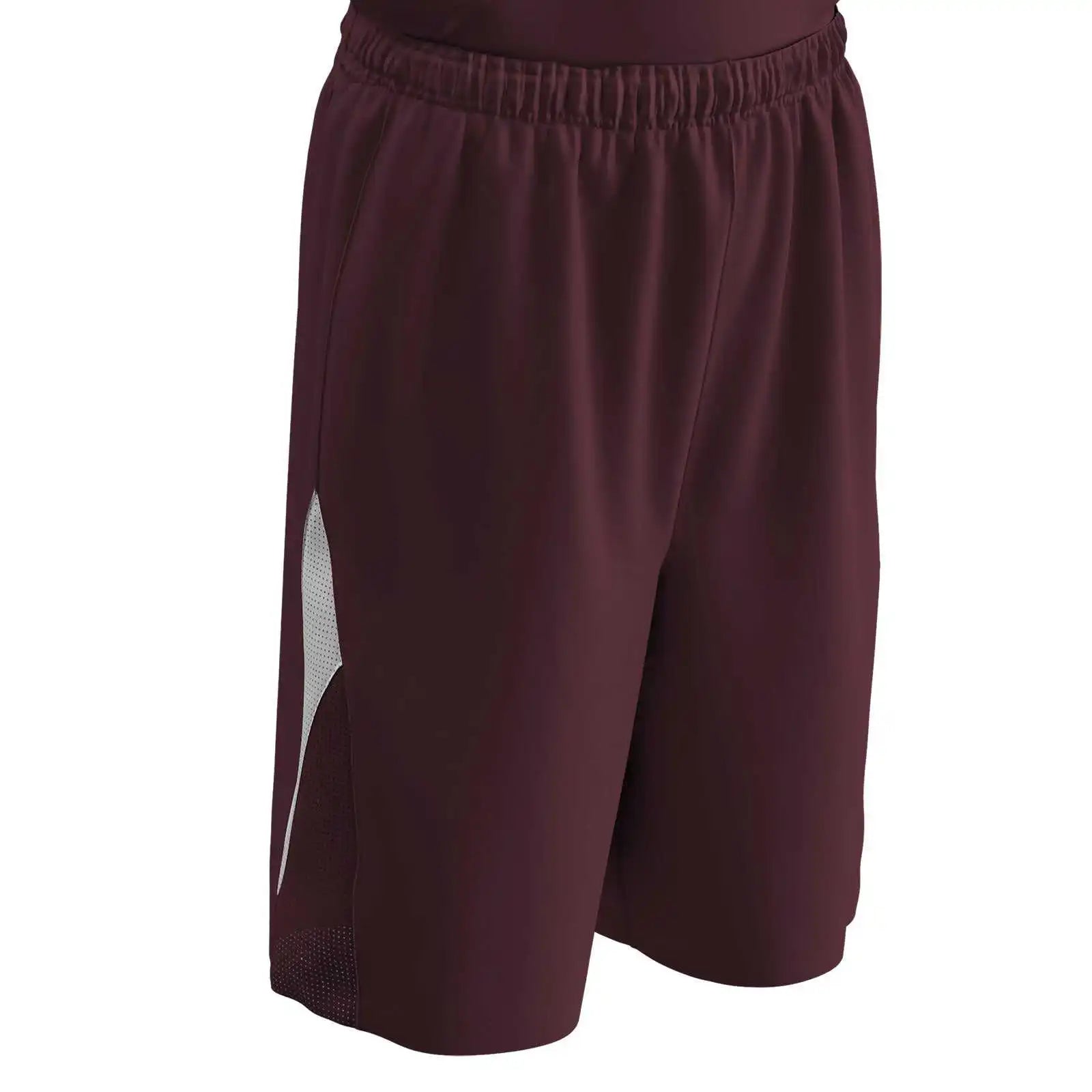 Champro Bbs14 Pivot Reversible Basketball Short - Maroon White