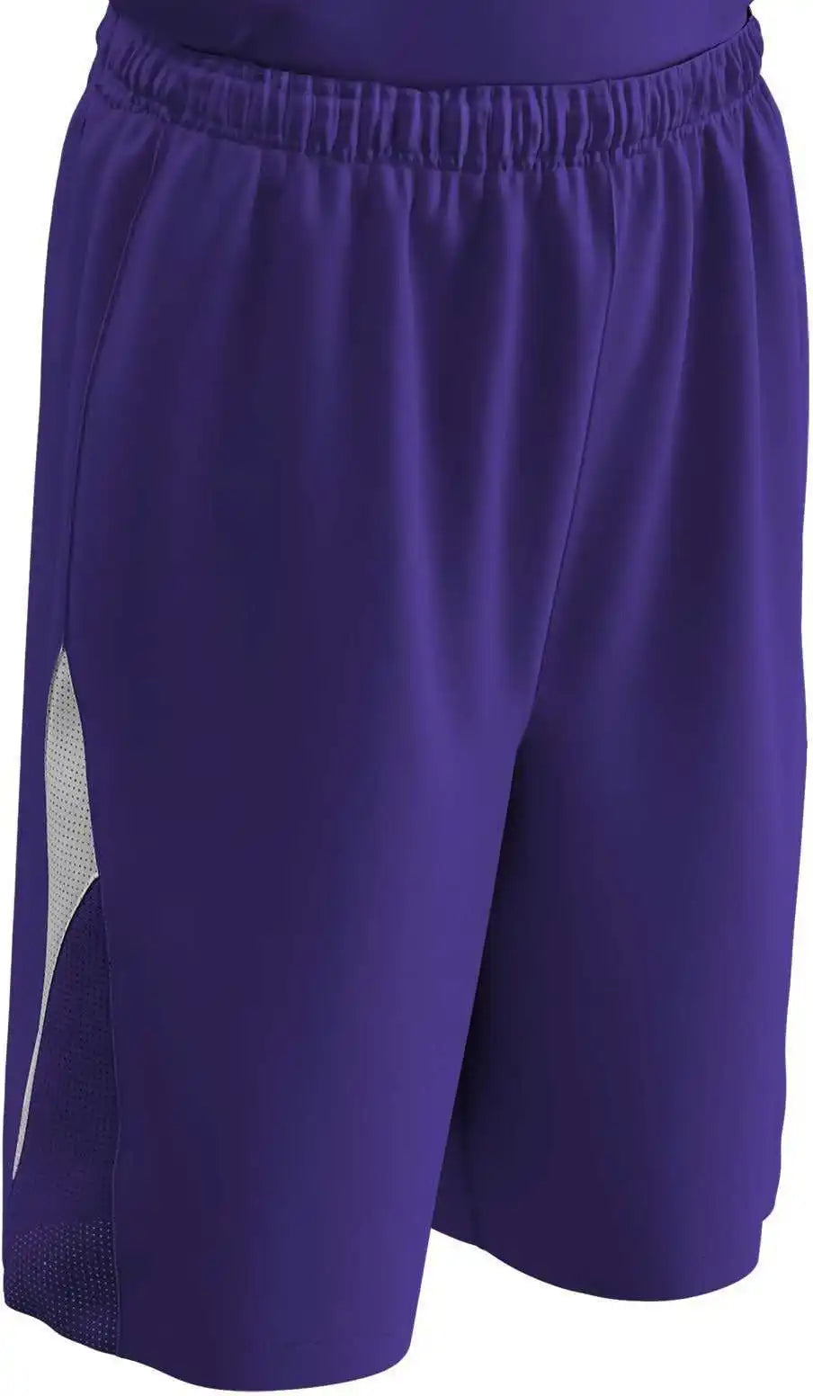 Champro Bbs14 Pivot Reversible Basketball Short - Purple White