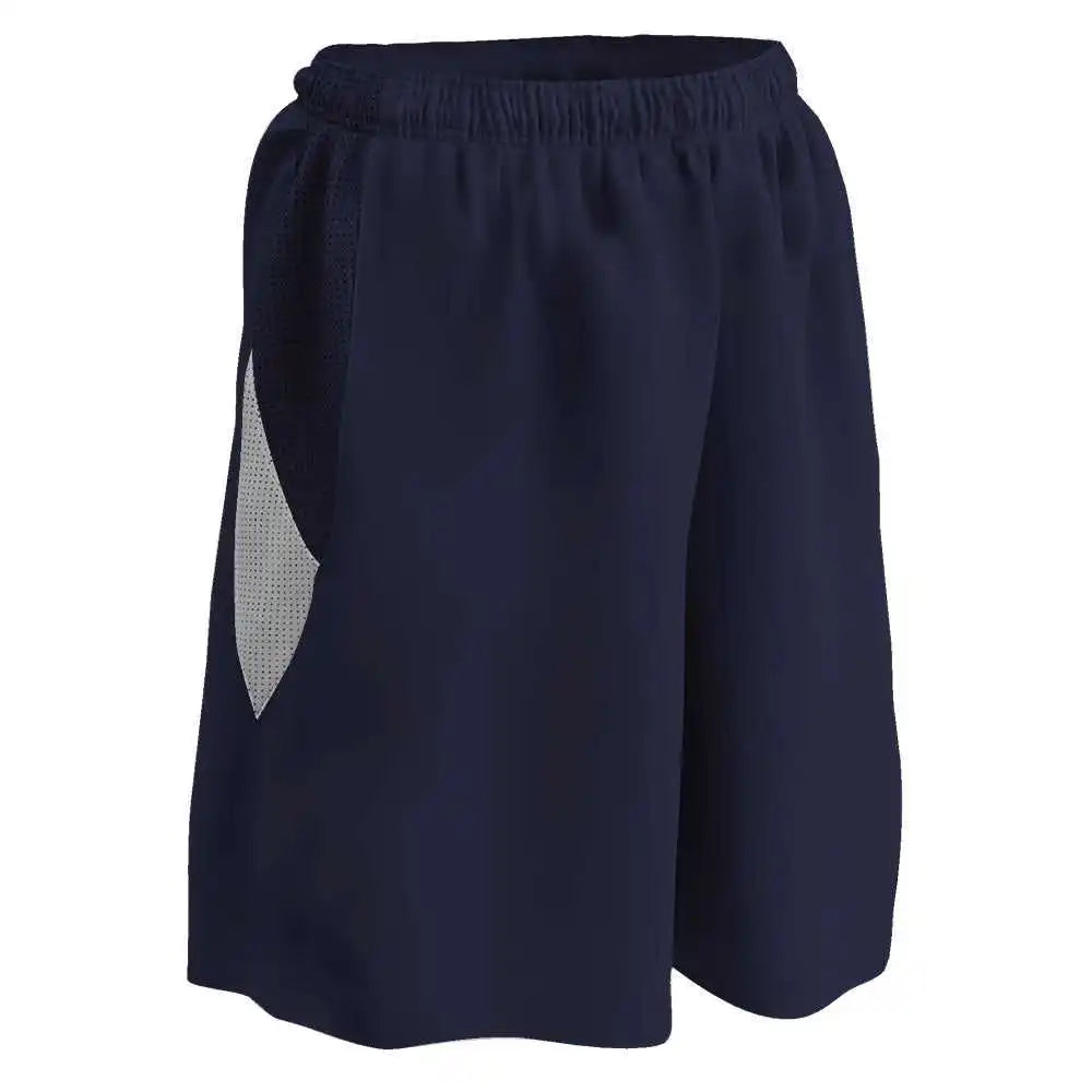 Champro Bbs15 Post Up Female Reversible Basketball Short - Navy White