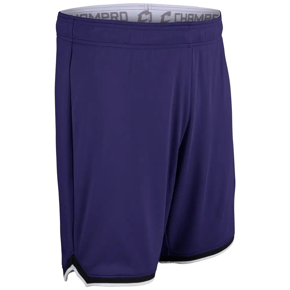 Champro Bbs26 Forward Basketball Shorts - Purple Black White