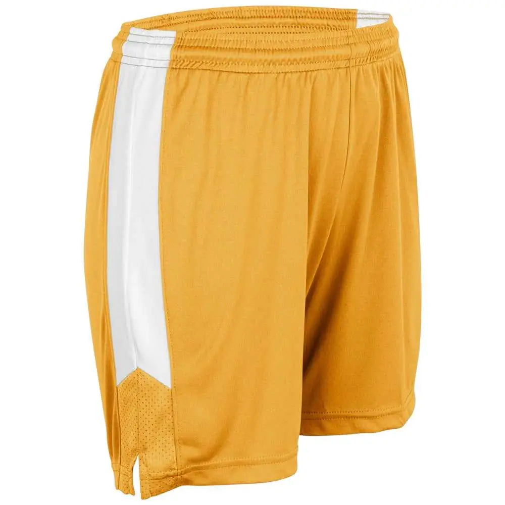 Champro Bbs32 Dagger Women’s Basketball Short - Gold White