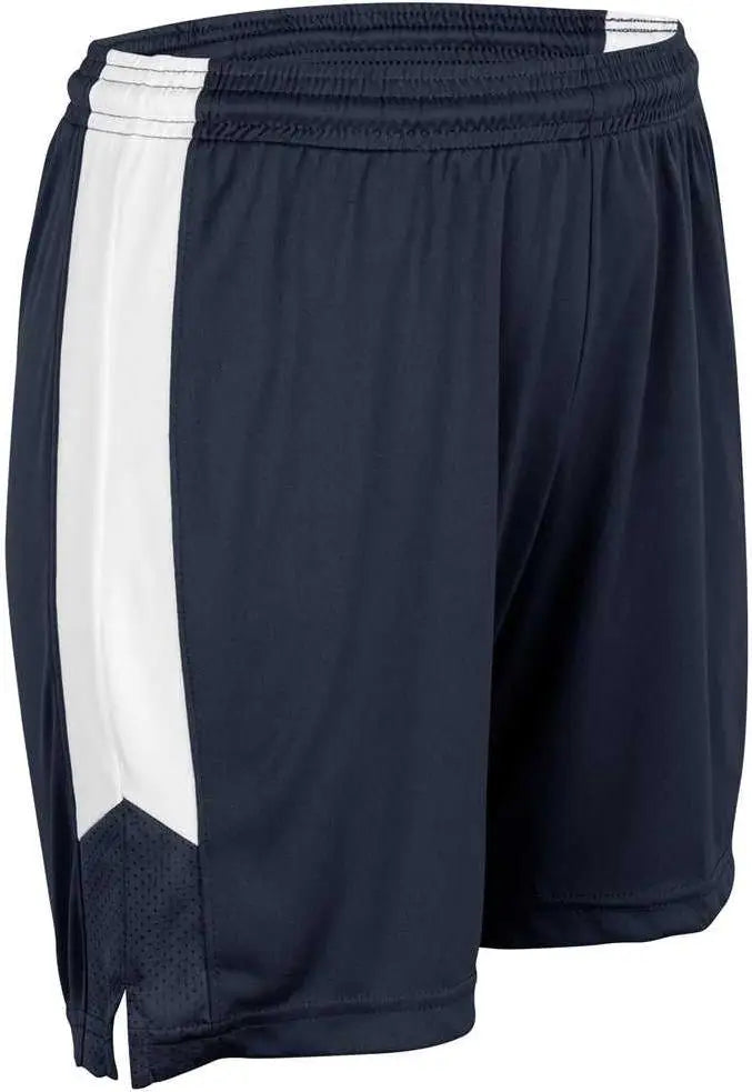 Champro Bbs32 Dagger Women’s Basketball Short - Navy White