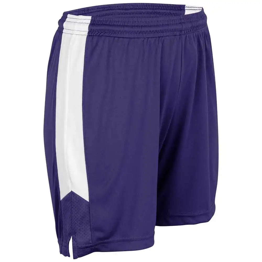 Champro Bbs32 Dagger Women’s Basketball Short - Purple White