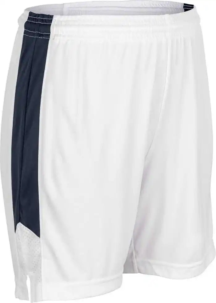 Champro Bbs32 Dagger Women’s Basketball Short - White Navy