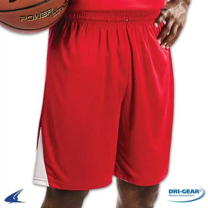 Champro Bbs4 Dri-gear Pro-plus Reversible Basketball Short - Black White