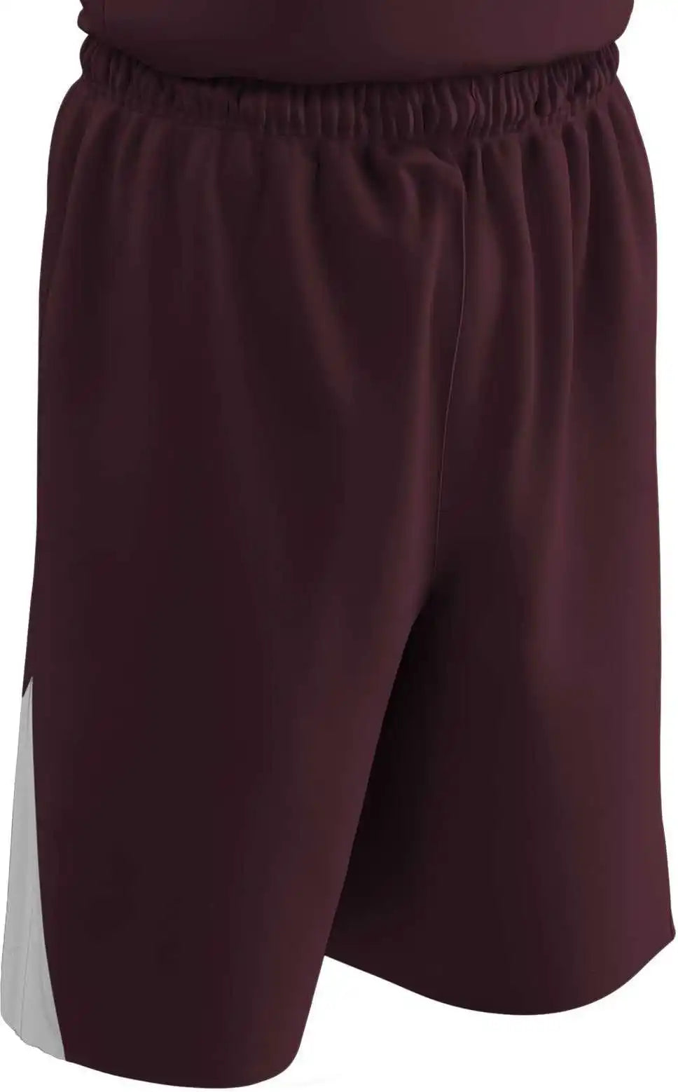 Champro Bbs4 Dri-gear Pro-plus Reversible Basketball Short - Maroon White