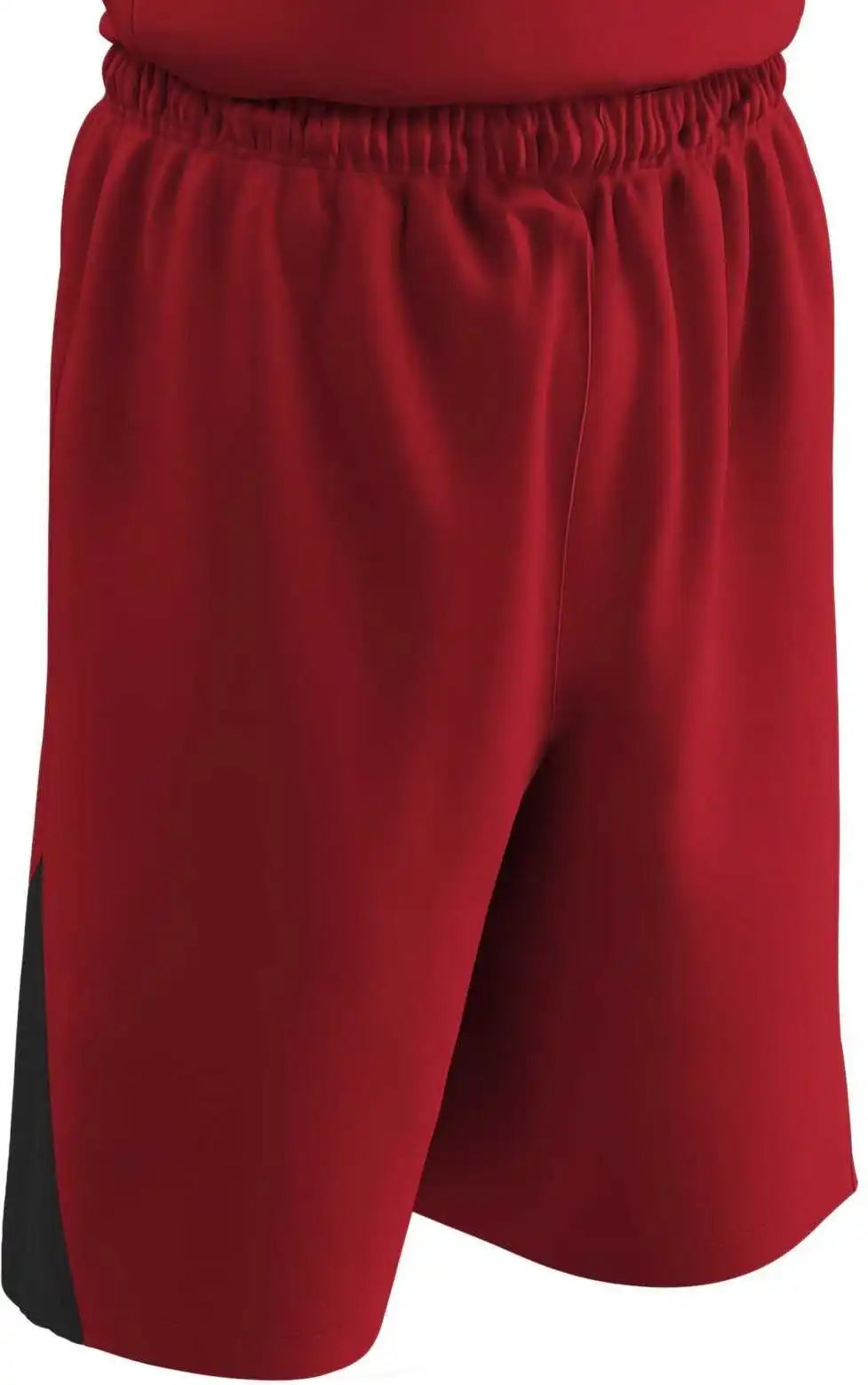 Champro Bbs4 Dri-gear Pro-plus Reversible Basketball Short - Scarlet Black