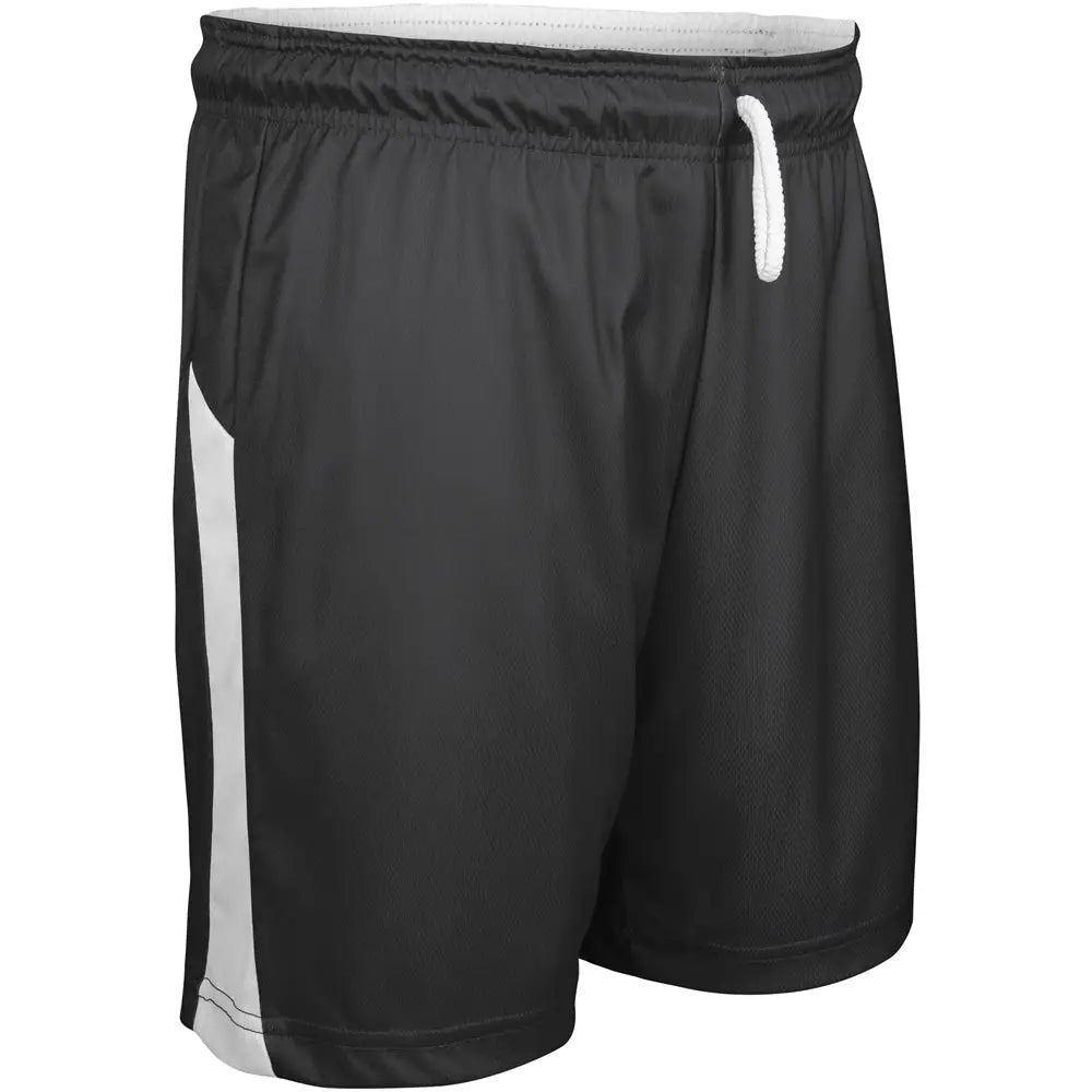 Champro Bbs41 Swish Basketball Shorts - Black White - Girls s