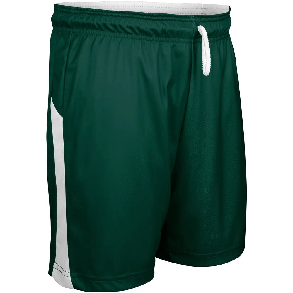 Champro Bbs41 Swish Basketball Shorts - Forest Green White - Girls s