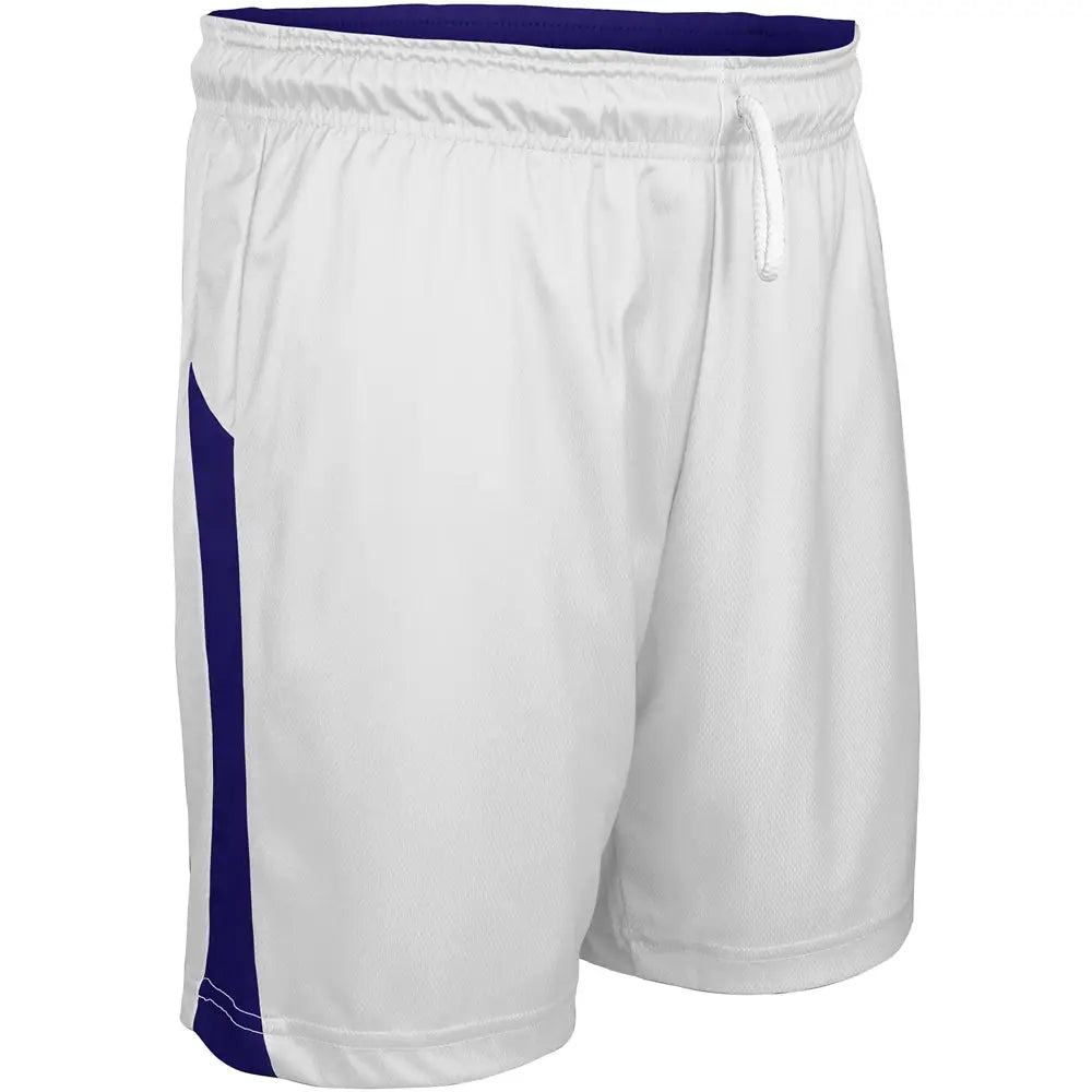 Champro Bbs41 Swish Basketball Shorts - Purple White - Girls s