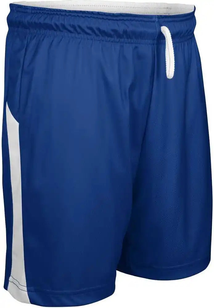 Champro Bbs41 Swish Reversible Men’s and Youth Basketball Short - Royal White