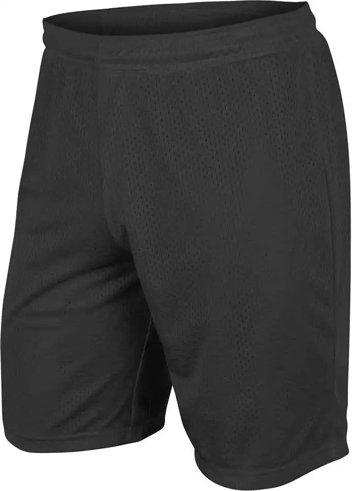 Champro Bbs55 Dynamic Tricot Men’s and Youth Mesh Short - Black