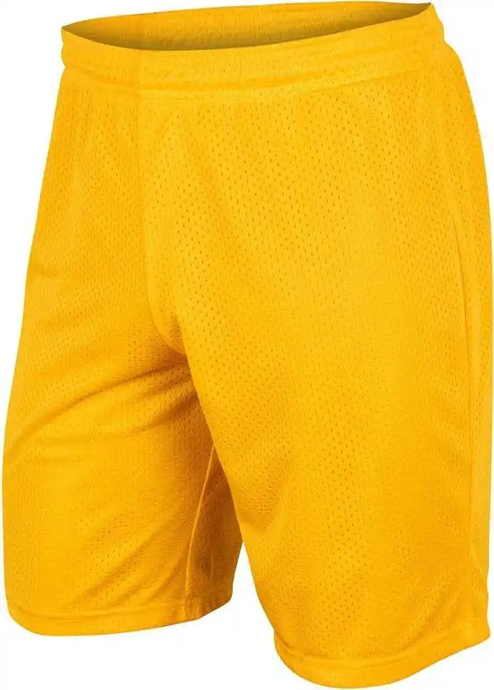 Champro Bbs55 Dynamic Tricot Men’s and Youth Mesh Short - Gold