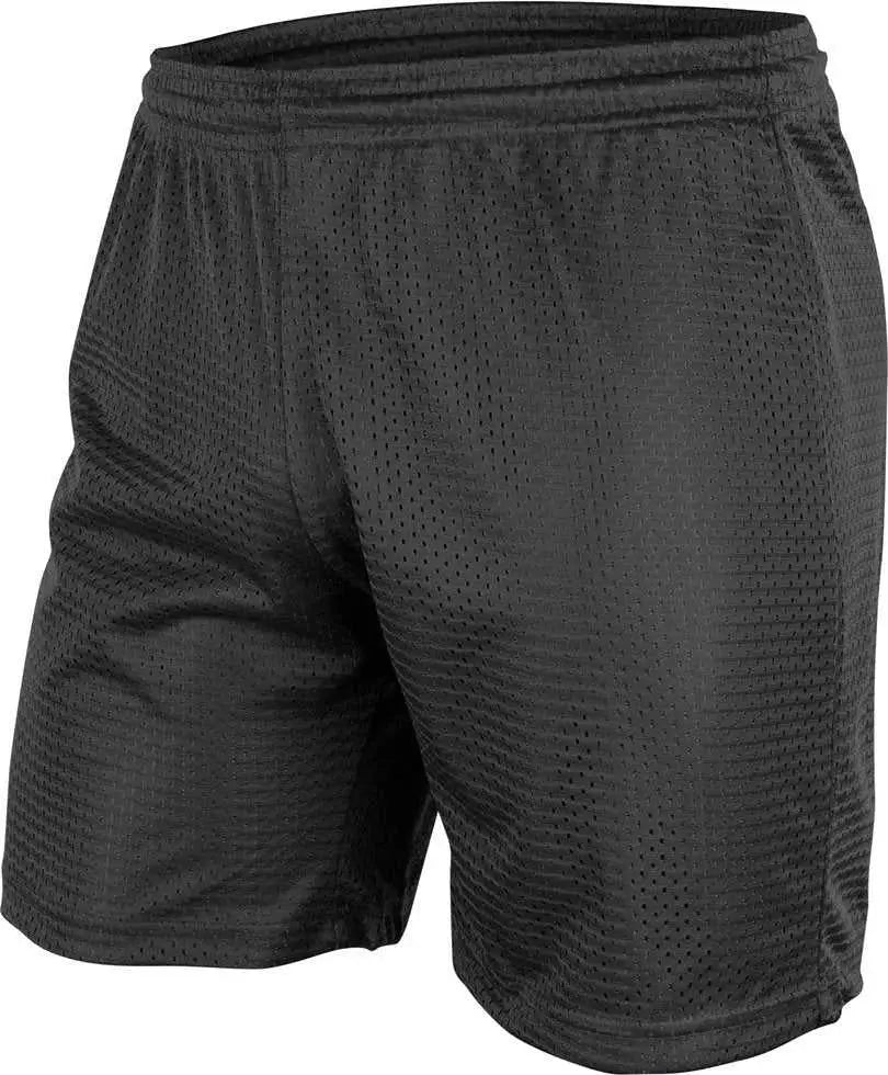 Champro Bbs557 Dynamic Tricot Men’s Mesh Short 7’’ - Black