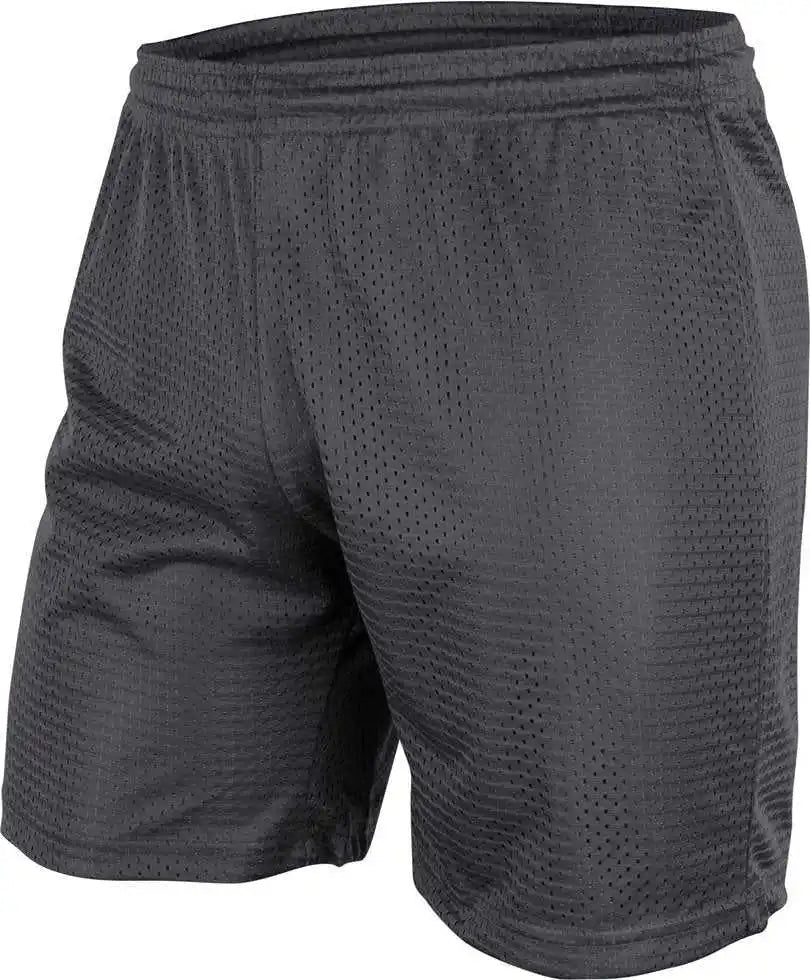 Champro Bbs557 Dynamic Tricot Men’s Mesh Short 7’’ - Charcoal