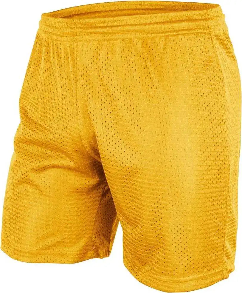 Champro Bbs557 Dynamic Tricot Men’s Mesh Short 7’’ - Gold