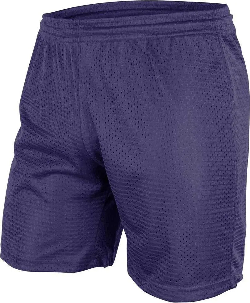 Champro Bbs557 Dynamic Tricot Men’s Mesh Short 7’’ - Purple