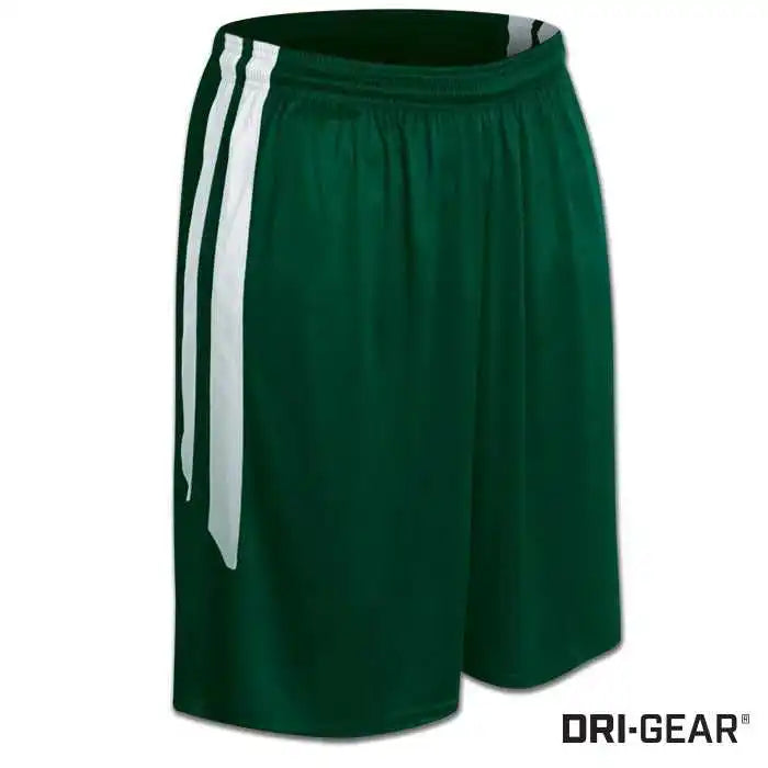 Champro Bbs9 Dri-gear Muscle Basketball Short - Forest White