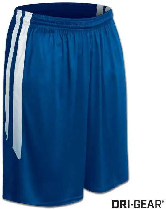 Champro Bbs9 Dri-gear Muscle Basketball Short - Royal White