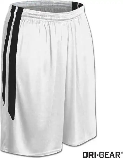 Champro Bbs9 Dri-gear Muscle Basketball Short - White Black