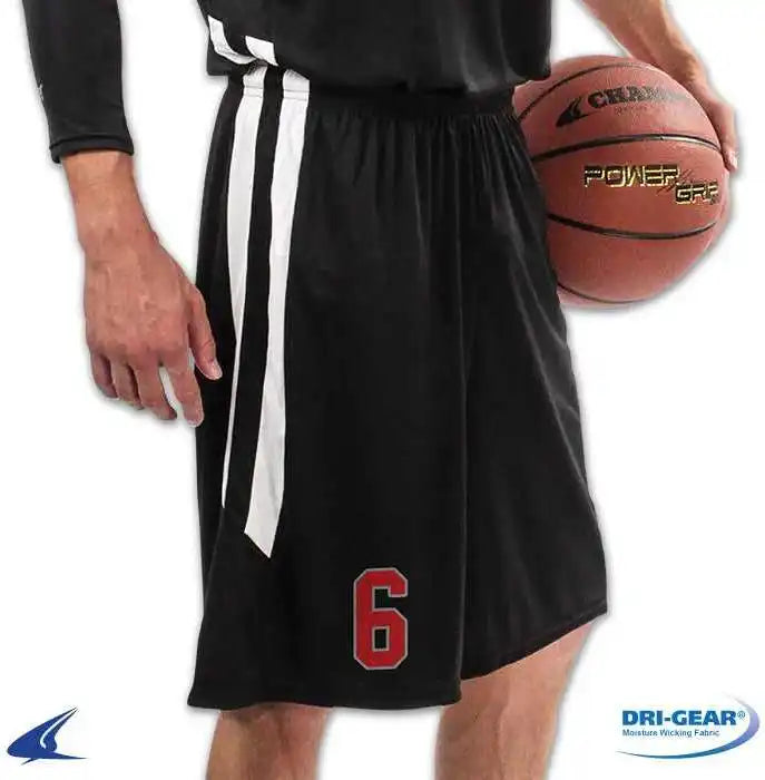 Champro Bbs9 Dri-gear Muscle Basketball Short - White Forest